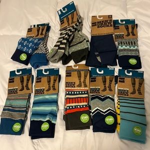 12 pairs new pact mens sicks organic cotton